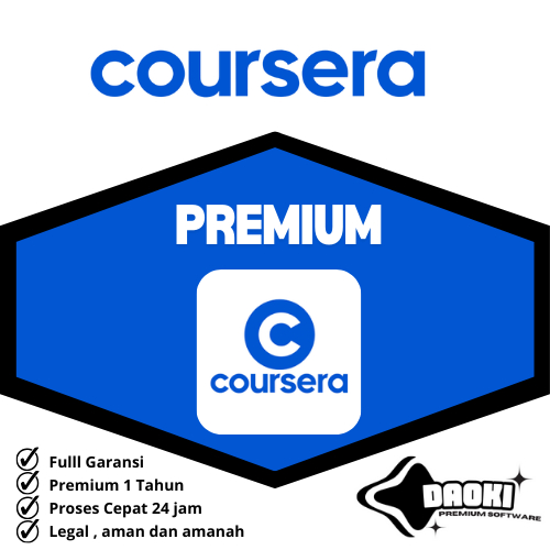 

Akun VIP Coursera Premium 1 Tahun Bergaransi Proses Kilat