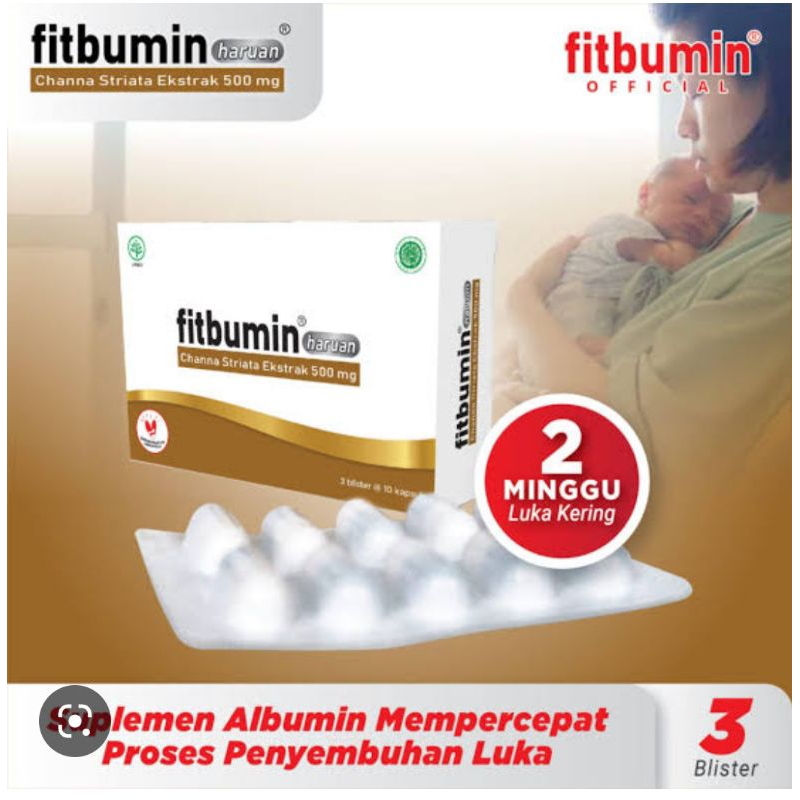 Fitbumin channa / fitbumin ikan haruan channa / ikan gabus / untuk penyembuhan luka