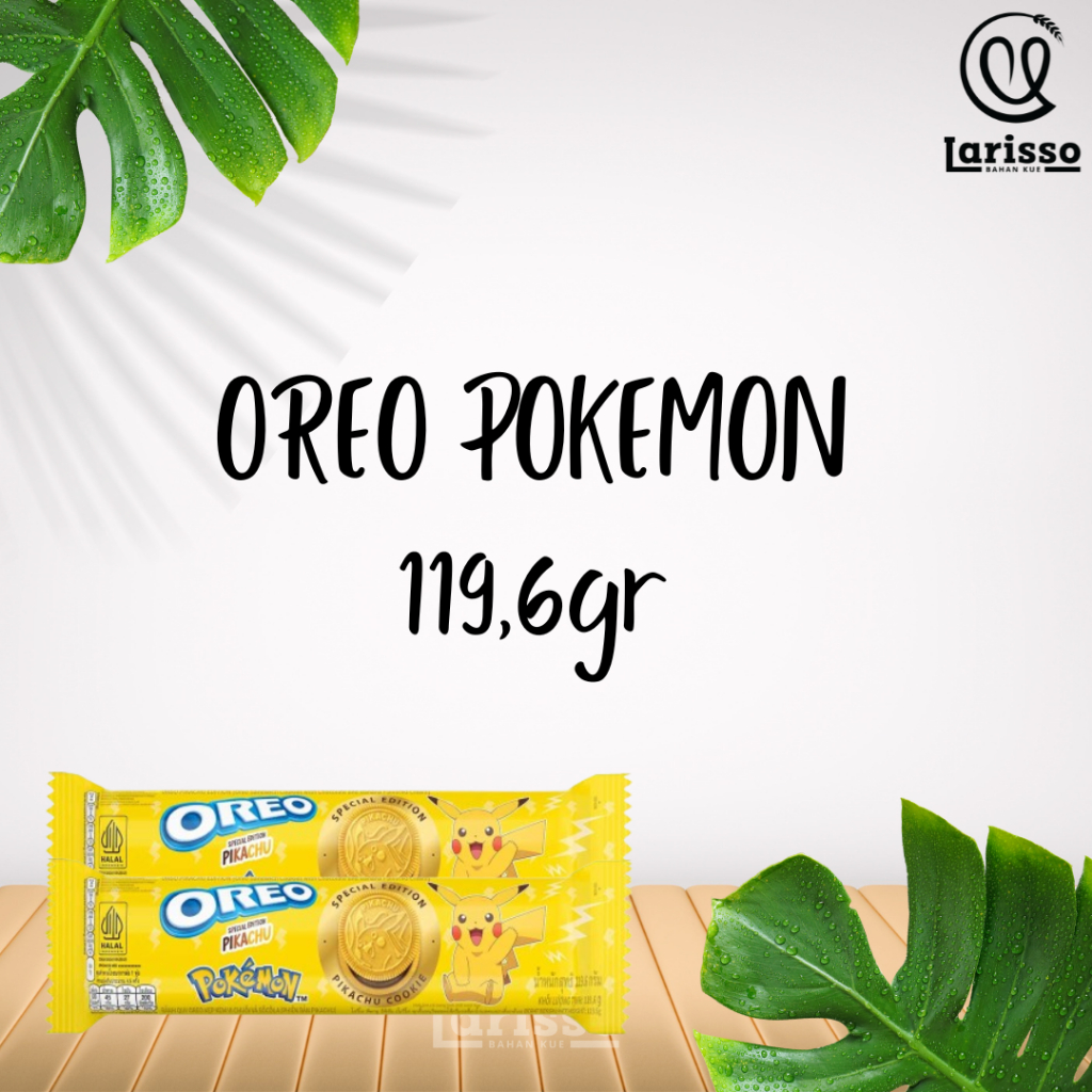 

OREO POKEMON WITH CHOCOLATE DAN BANANA 199,6GR