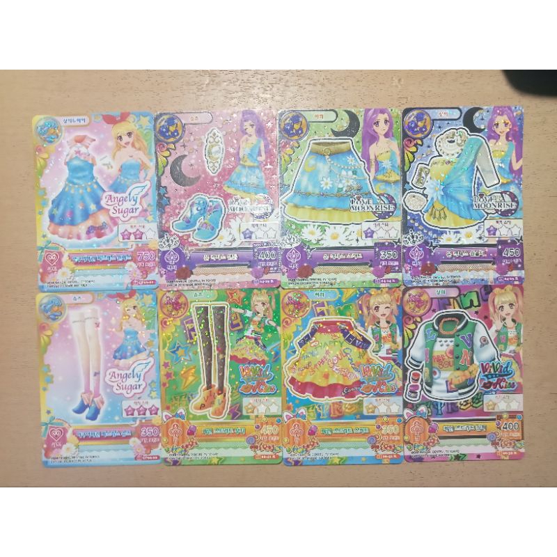 Aikatsu korea rare constellation set card rare champaign zodiak cancer virgo pisces original asli