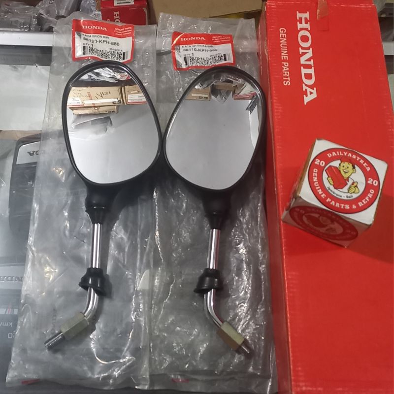 KACA SPION KANAN KIRI HONDA KARISMA KHARISMA 125 D X ORIGINAL ORI ASLI AHM 88110-KPH-880