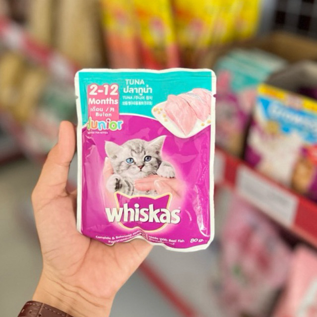 Whiskas-Makanan kucing basah