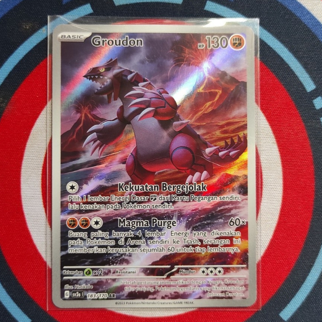 Groudon sv3s 183/170 AR | Pokemon TCG Indonesia