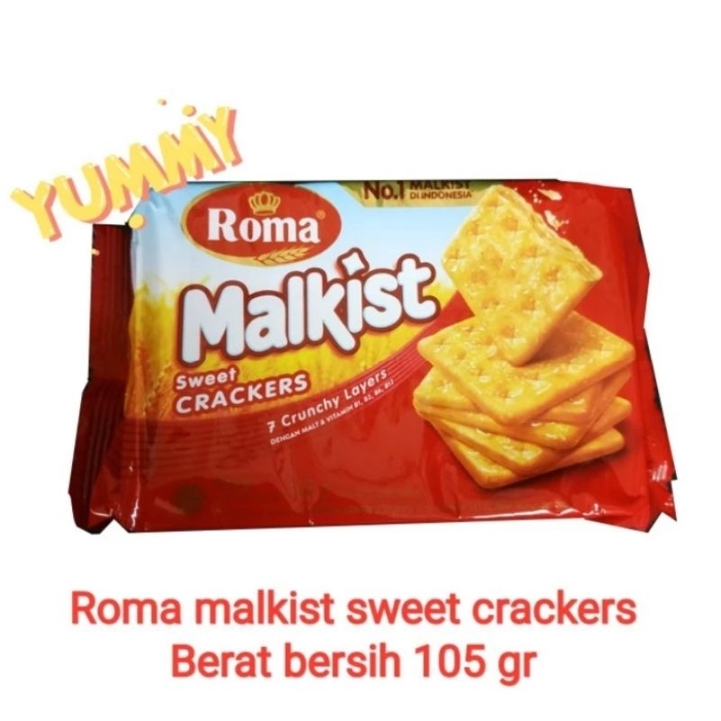 

ROMA GULA SWEET CRACKERS MALKIST BISKUIT 105gr