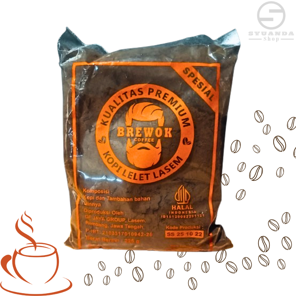 

KOPI LELET BREWOK 225gr / Kopi Lelet Lasem Rembang Robusta Coffee