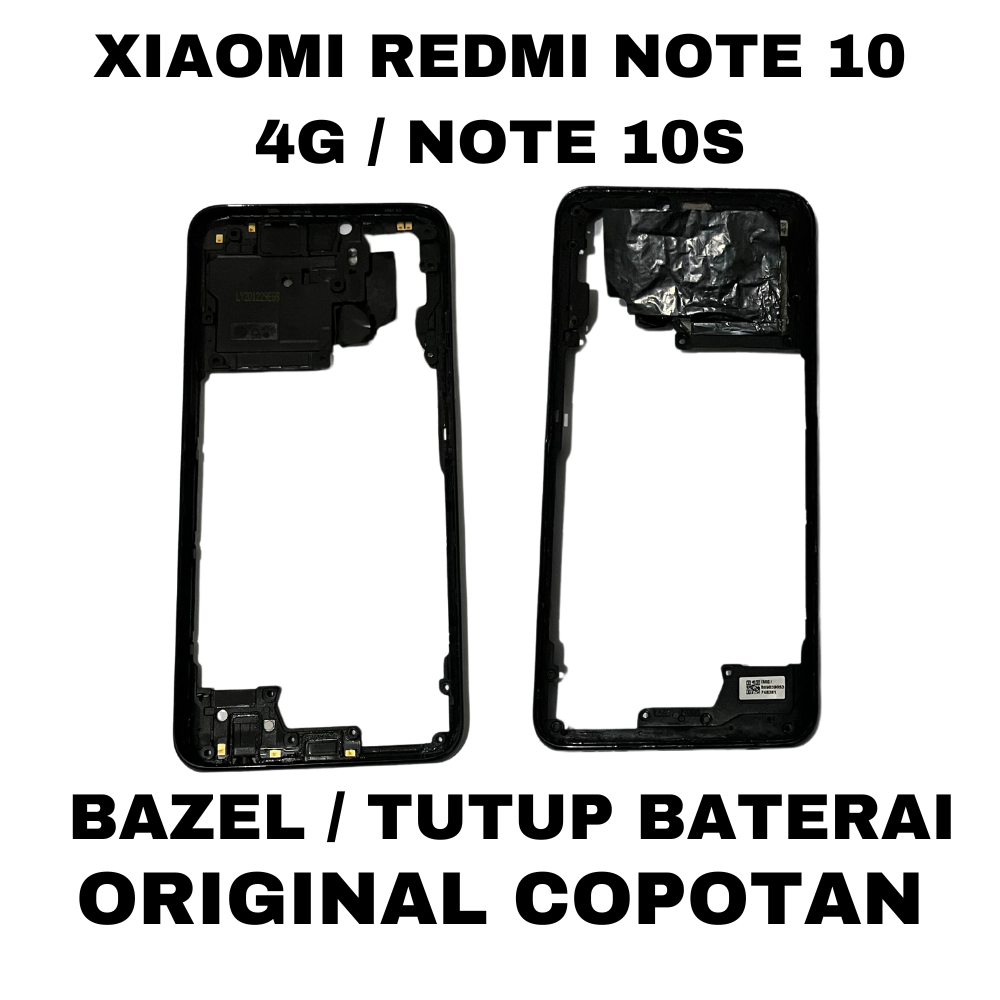 BAZEL / TUTUP BATERAI XIAOMI REDMI NOTE 10 4G / REDMI NOTE 10S ORIGINAL COPOTAN