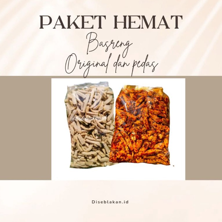 

jmReady PAKET HEMAT Basreng original Basreng pedas daun jeruk isikemasan 5gram Z58