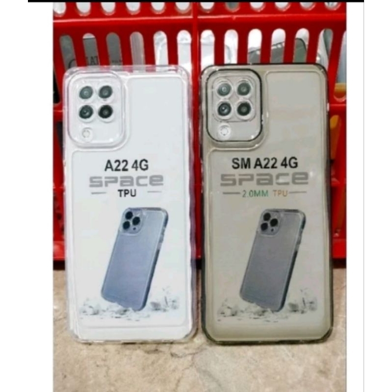 Softcase HD Transparan Bening Samsung A22 4G Case Bening