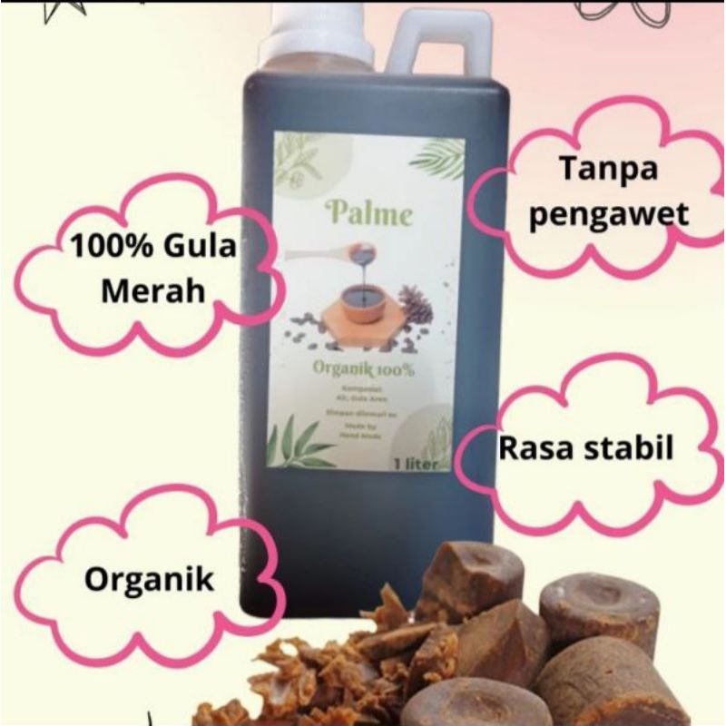 

Gula Merah Cair/Aren Cair 1 liter Organik Alami