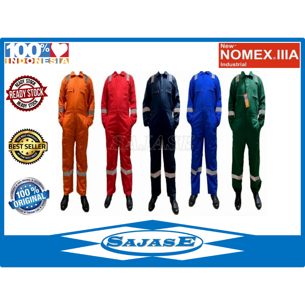 Coverall Safety Nomex 3a Coverall NOMEX 3A Original Wearpack Nomex IIIA
