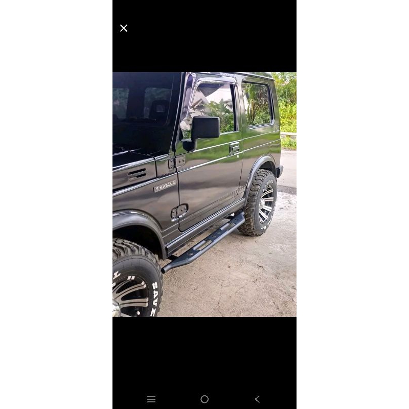 footstep atau pijakan kaki suzuki katana