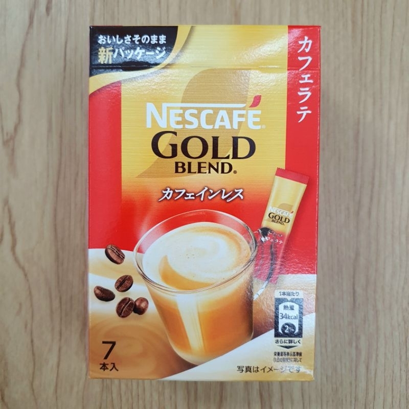 

Nescafe Gold Blend Caffeineless Cafe Latte (1 box isi 7 sticks) - Nescafe Japan