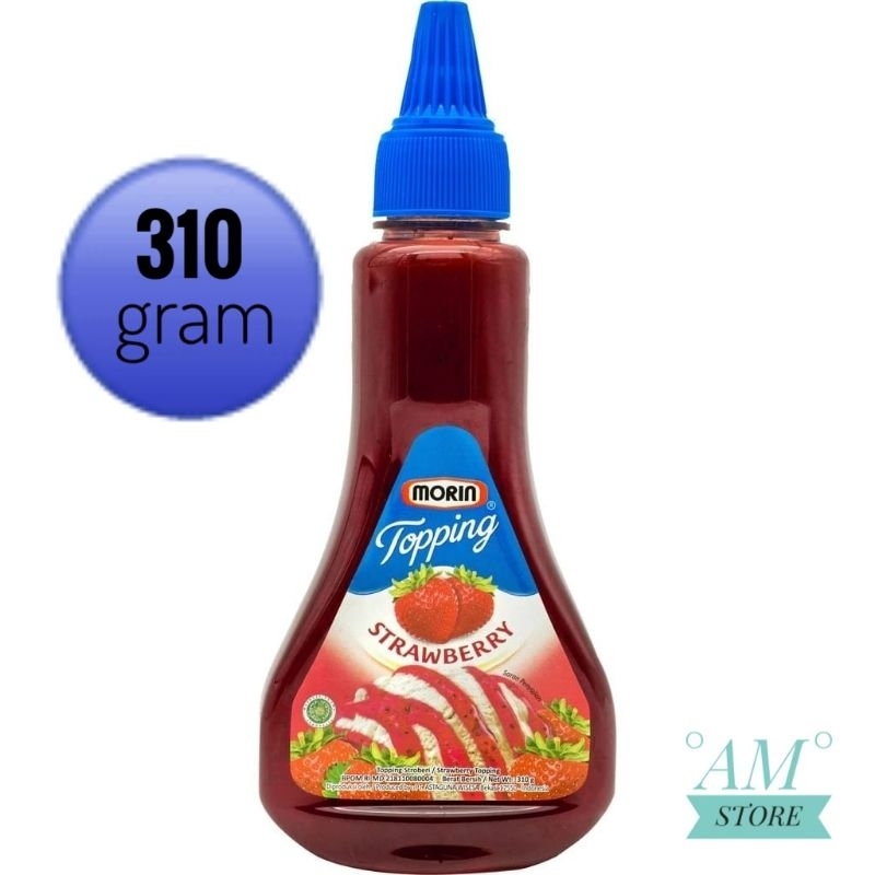 

ORIGINAL Morin Topping Strawberry 310gr - Topping Stroberi