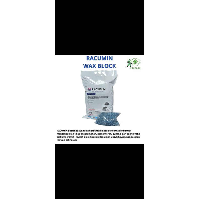Racumin Wax Block 5kg Bayer Envu