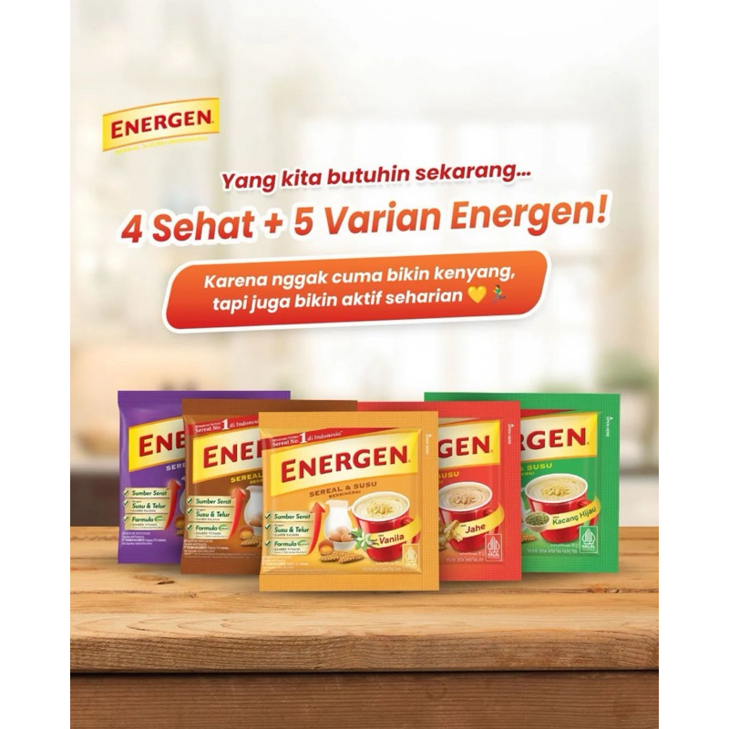 

Energen renceng/sachets