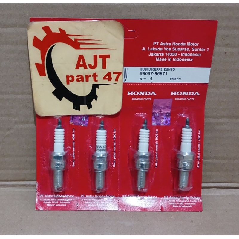 Busi Motor Denso U20 Vario Beat Karisma Kharisma Supra X 125 Original