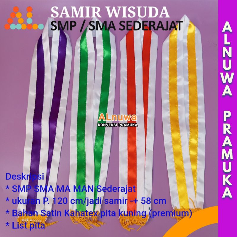 Samir Wisuda Kalung Wisuda SMP SMA / Samir wisuda Dewasa