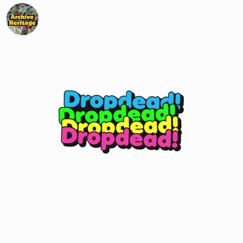 

sticker DROP DEAD clothing brand streetwear oliver sykes stiker