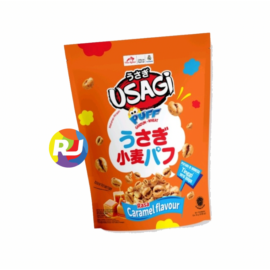 

Dua Kelinci Usagi Gandum Wheat Puff Caramel Share It Pouch Pack 8 X 10gr