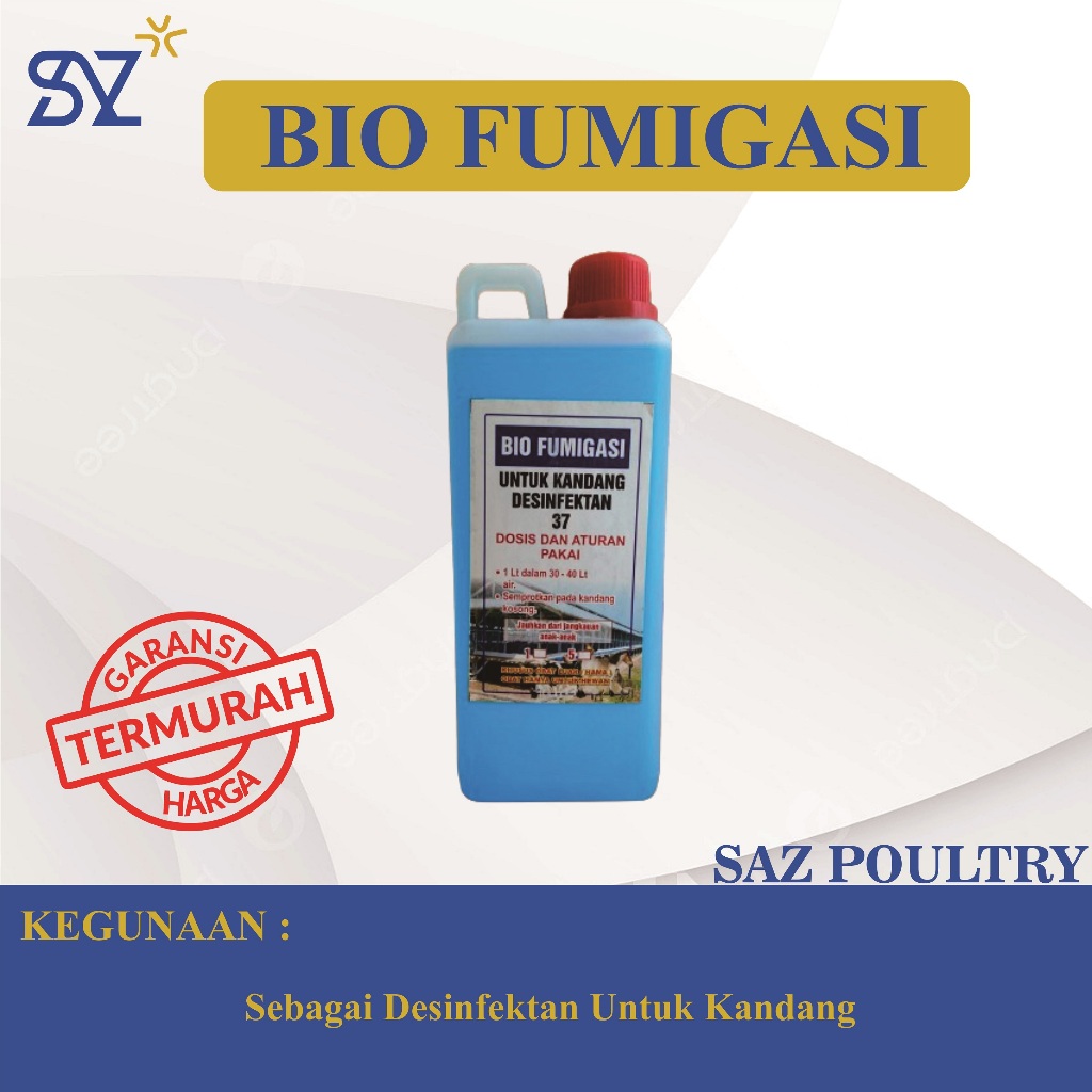 Bio Fumigasi Desinfektan Kandang Hewan Ternak Unggas Ayam