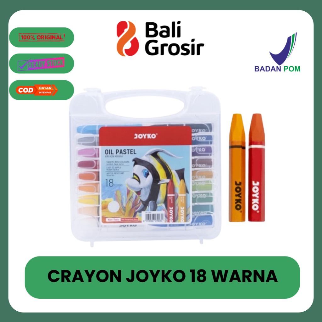 

BALI GROSIR - CRAYON JOYKO 18 WARNA