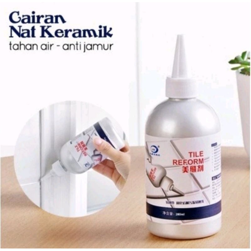 280ml CAIRAN PENGISI NAT TILE GROUT CELAH UBIN KERAMIK TILE REFORM