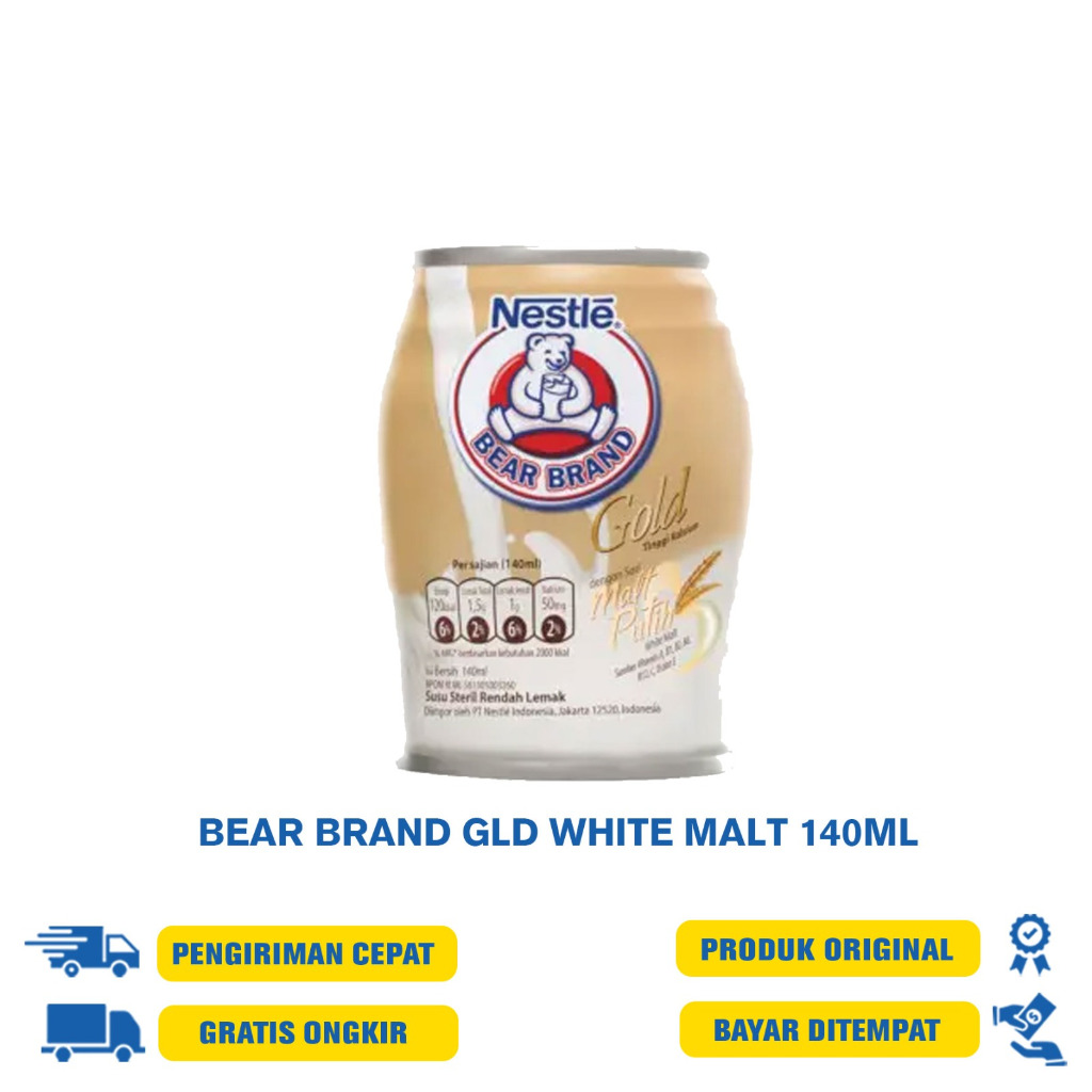 

BEAR BRAND LOKAL 189ML/GLD WHITE MALT 140ML/GLD W TEA 140ML