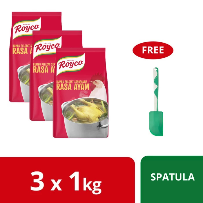 Royco Ayam 1kg (X3) Free Spatula