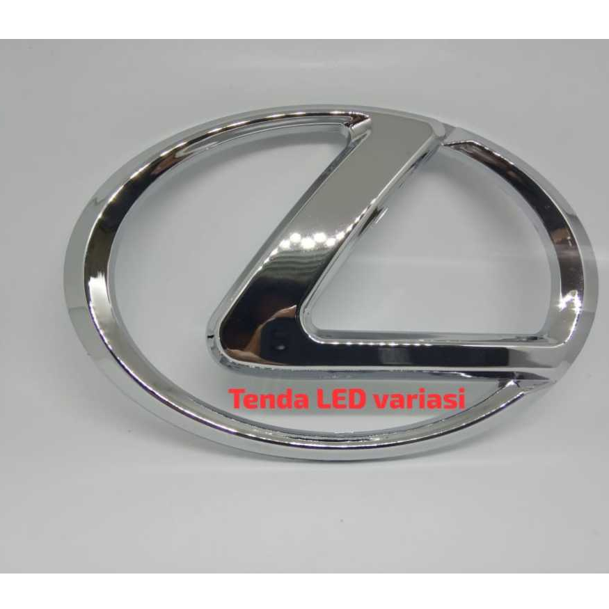 Emblem logo LEXUS chrome