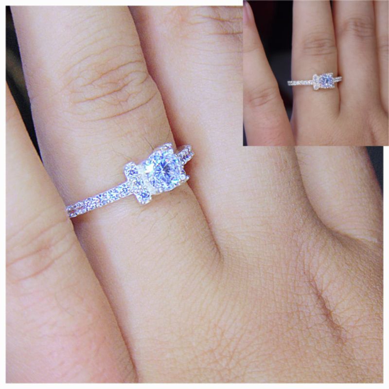 cincin perak/cincin wanita/cincin perak asli 925