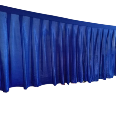 SKIRTING MEJA DEKOR / ROK MEJA BAHAN ABUTAY UNTUK DEKORASI MEJA TINGGI 75 CM