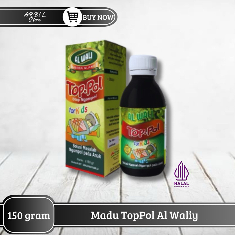 

Madu Stop Ngompol TopPol Al Waliy 150 Gram