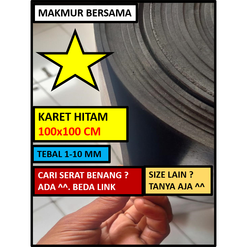 Aret Hitam 100100 Cm Aret Hitam Lembaran Aret Hitam Anti Lip Aret Hitam Anti Air Aret Lumpur Mobil