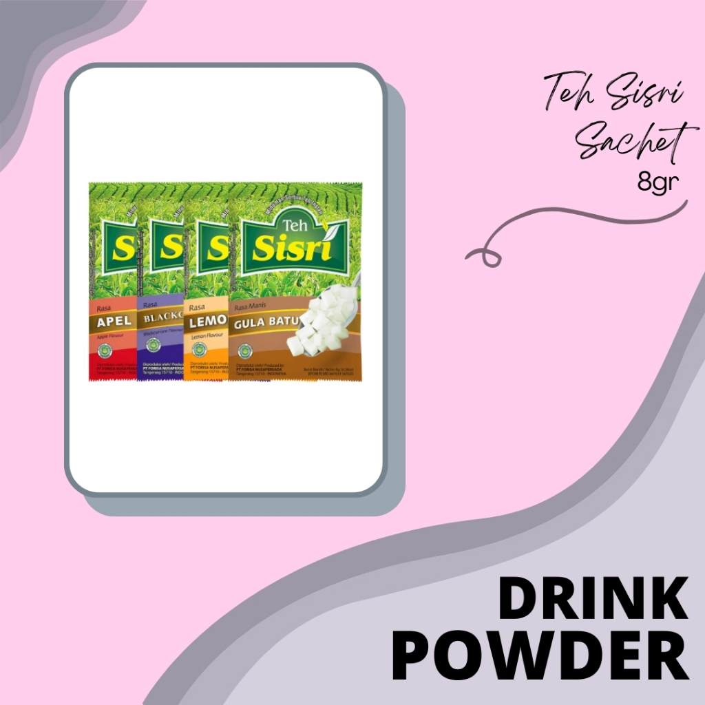 

DRINK POWDER | BUBUK MINUMAN | SERBUK MINUMAN | TEH INSTAN | TEH SISRI SACHET