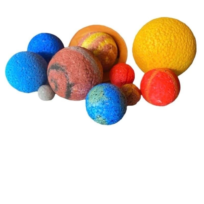 WARNA paket Bola Gabus Mini WARNA WARNI Paket Tata Surya Mini Warna Paket Bola Gabus Warna Mini Pake