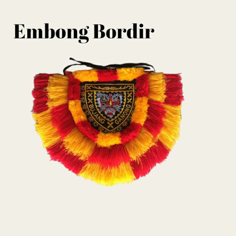 Embong Bujang Ganong Embong Bordir Motif Ganongan Embong Ganong