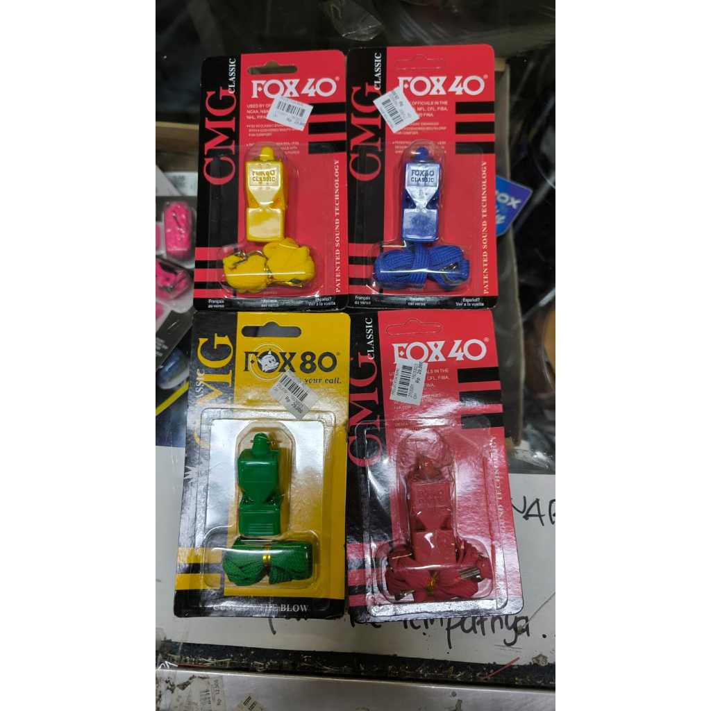 Pluit Fox 40/80 - peluit/pluit/untuk wasit ada tali/kalung