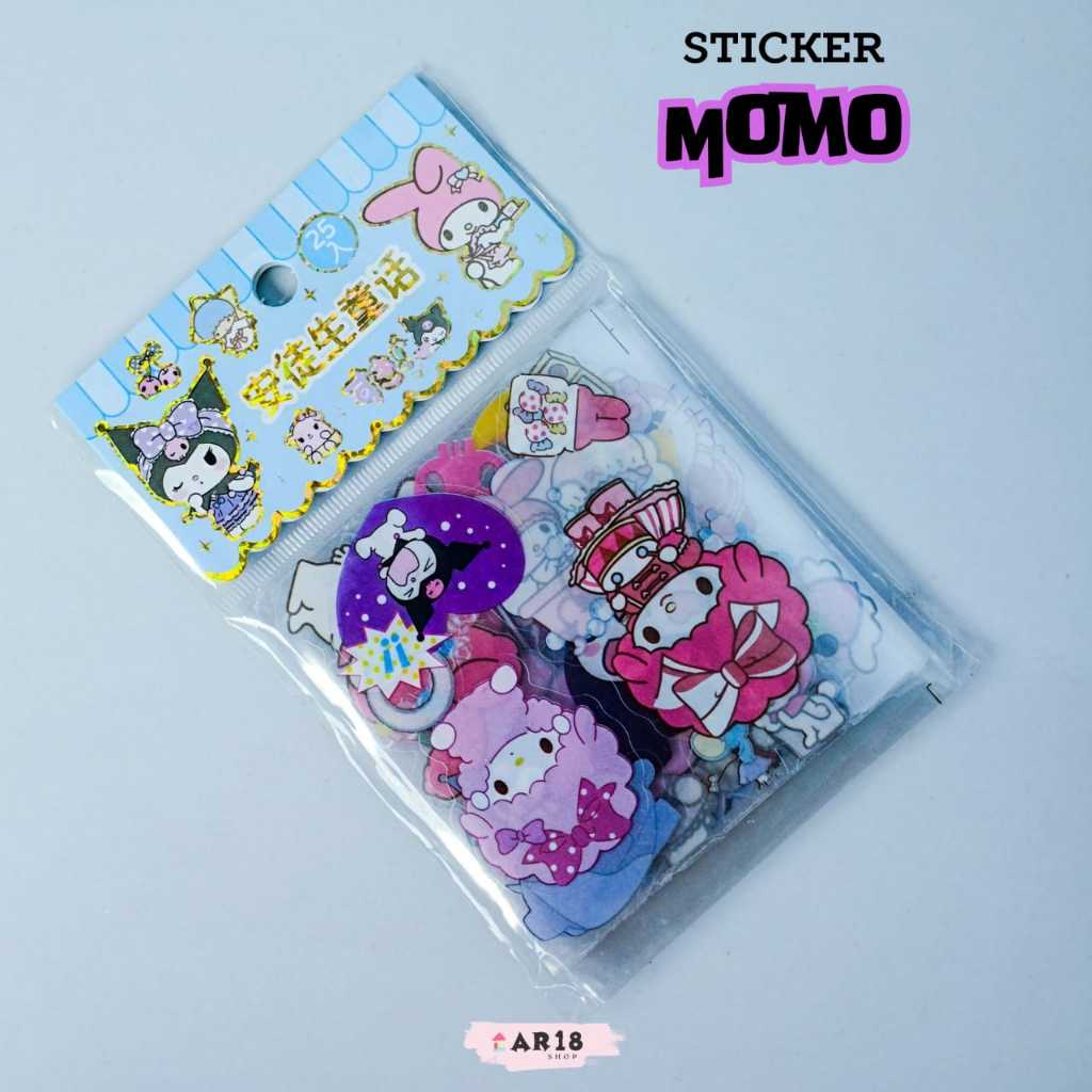 

Sticker MOMO Character Aesthetic Waterproof / Stiker Momo Murah / Stiker Aksesoris HP