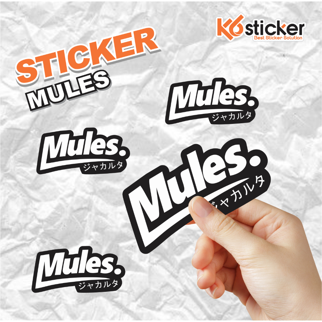 

Stiker brand/stiker distro/stiker graftac Mules anti air