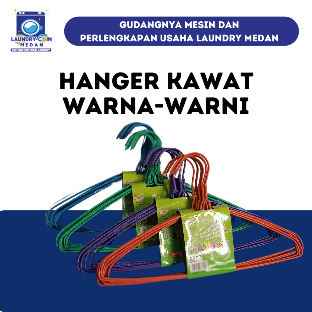 HANGER KAWAT WARNA WARNI