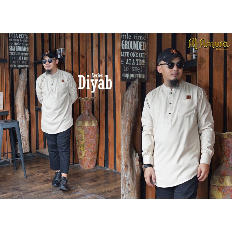 Baju koko al amwa - muslim fashion al amwa  - kurta tokoabdu - baju kurta platinum al amwa