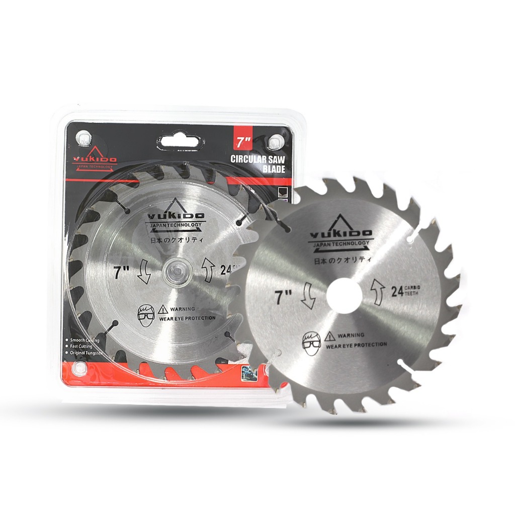 Mata Circular  FUJIYAMA 7 inch x 24 T / Circular Saw Blade/ Mata Potong Kayu