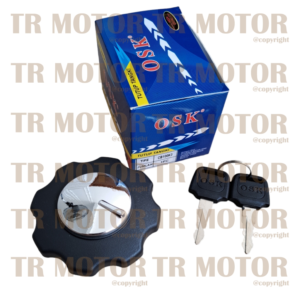 Tutup Tangki Tengki CB 100 CB100 Gelatik Set Kunci Hitam