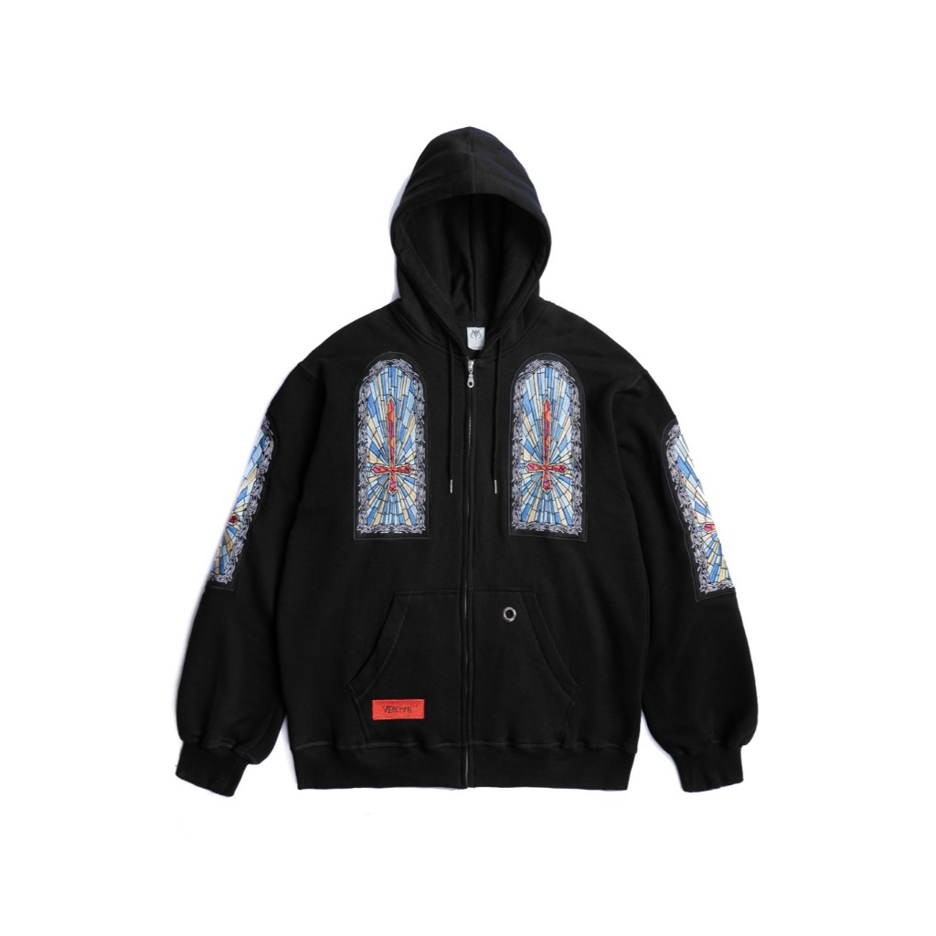 Abigail Clothing - ''STAIN'' - Zipper Hoodie