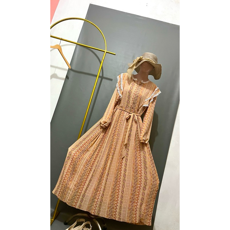 gamis plisket bangkok gamis cerruti plisket bunga