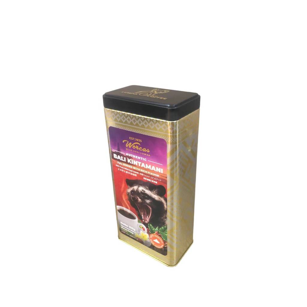 

Kopi Luwak Liar BALI KINTAMANI Kemasan Kaleng per 100gr