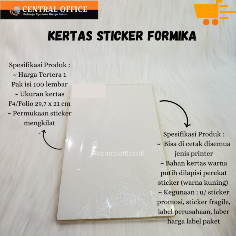 

Kertas Sticker Formika Folio/Kertas Sticker/Kertas Sticker Folio