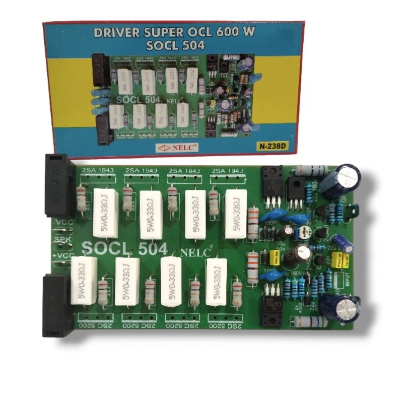 KIT DRIVER SOCL 504 SUPER OCL 504 POWER AMPLIFIER SUPER OCL 600W SOCL504