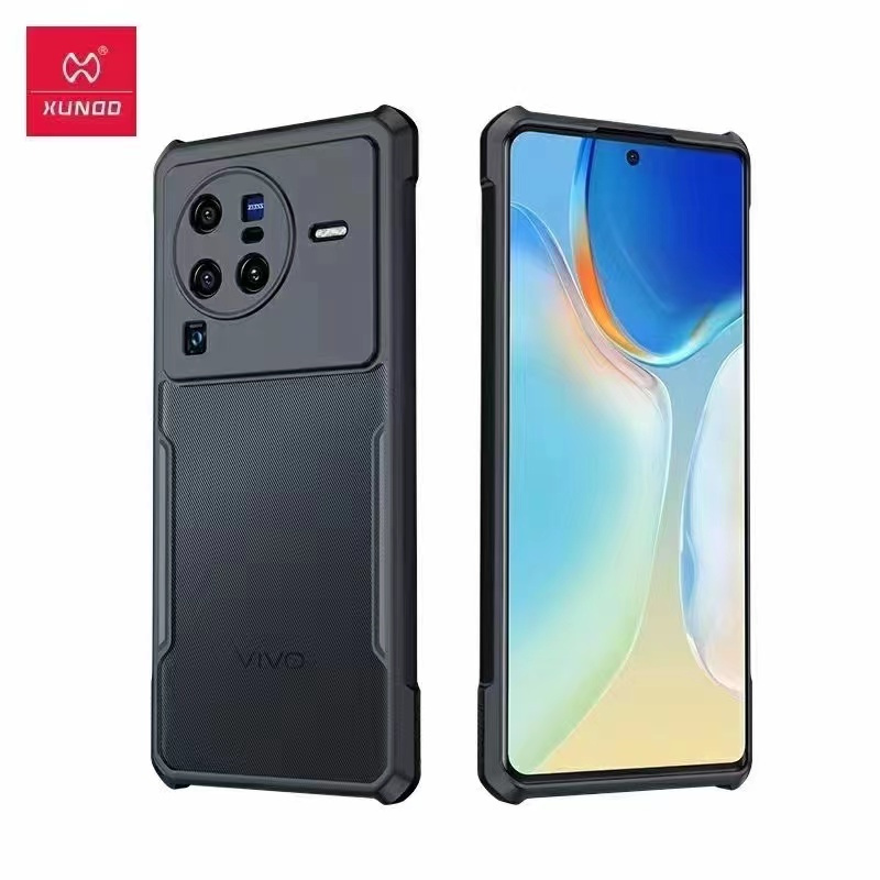 Case Vivo X80 / X80 PRO Fuze Beatle Series Armor Bumper Transparan Clear Bening