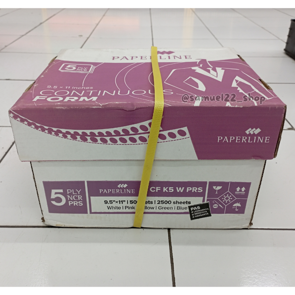 

Continuous Form 5 Ply PAPERLINE K5 PRS Warna Potong CF K5 PRS W Kertas Komputer